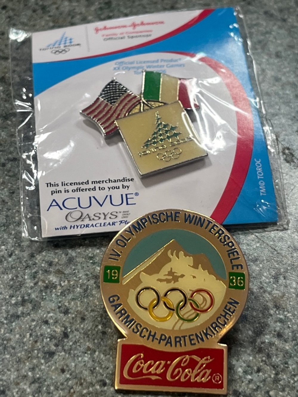 Collectible Pins(2) from the Olympics